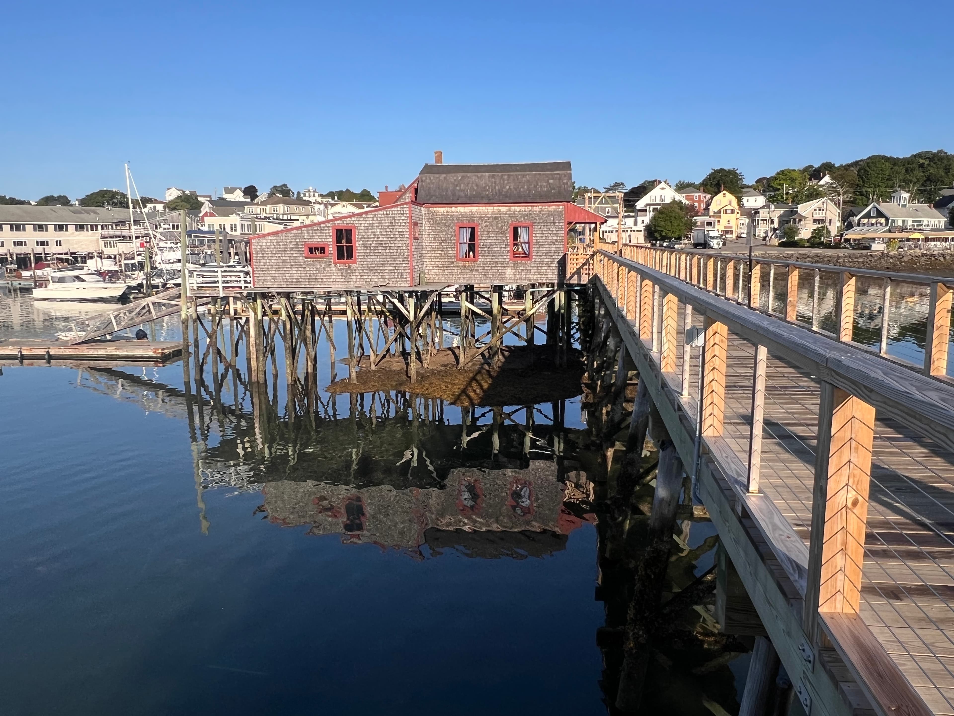 Boothbay Harbor footbridge